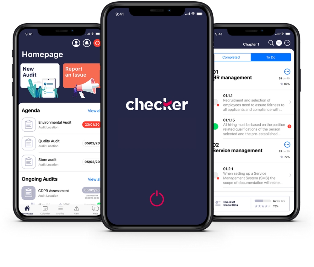 checker smartphone